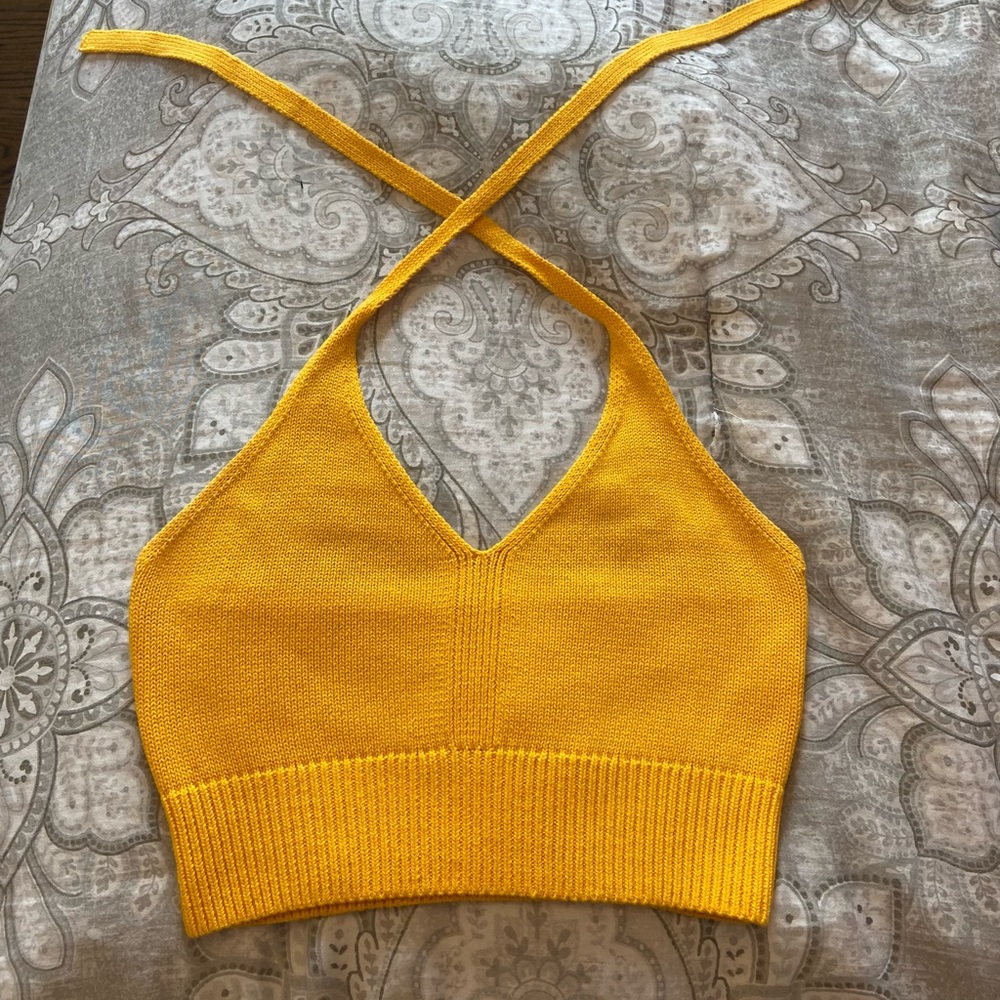 Forever 21 Knit Halter Top